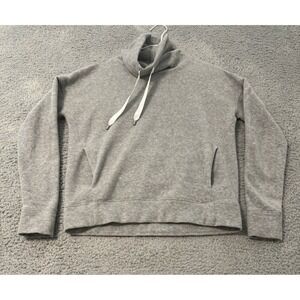 Lululemon Gray Size 6 Go‎ Forward Pullover Top Funnel Neck Long Sleeve Pocket